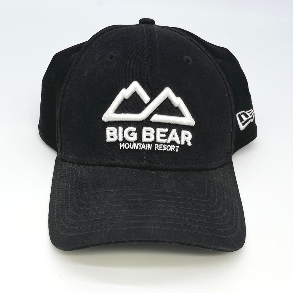 New Era Unisex Big Bear Mountain Resort Hat S/M Black 39THIRTY Gorpcore Cap